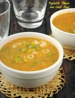 Vegetable, Tomato and Lentil Soup recipe, Healthy Recipes
