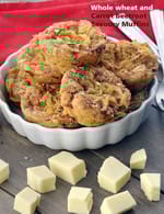 Whole Wheat and Carrot Beetroot Savoury Muffins recipe