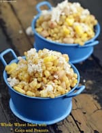 Whole Wheat Salad with Corn and Peanuts recipe