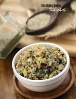 Zucchini Bajra Khichdi recipe