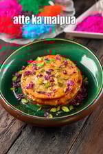 Atte ka Malpua recipe, Atte ka Malpua Dessert