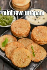 rava uttapam recipe | sada sooji uttapam | masala rava uttapam |