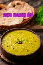 suva moong dal recipe | acidity friendlyÂ dal | healthy dill split yellow gram dal | protein rich dal |