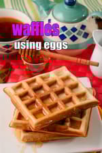 waffles using eggs recipe | Indian style waffles | classic vegetarian waffle recipe |