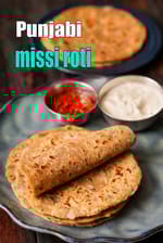 Misi Roti recipe | Punjabi,  Rajasthani Missi Roti for breakfast  |