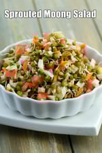 sprouted moong salad recipe | moong salad| healthy moong salad |