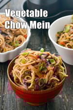Vegetable Chow Mein recipe, Indina style Veg Chowmein |