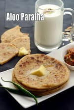 Punjabi aloo paratha recipe | stuffed aloo paratha | aloo ka paratha |