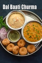 dal baati churma recipe | Rajasthani dal baati churma | authentic dal baati churma |