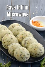 Rava Idli ( Microwave Recipe), microwave sooji idli |