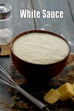 white sauce recipe for baking | Indian style white sauce recipe | béchamel sauce |