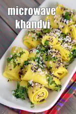 microwave khandvi recipe | Gujarati khandvi recipe in microwave |