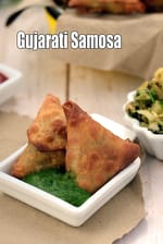 Gujarati samosa recipe | Gujarati style vegetable samosa | samosa recipe with samosa patti |