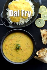 dal fry | Punjabi dal fry | dhaba style dal fry |