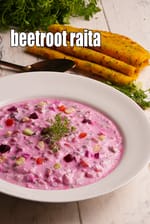 beetroot raita recipe | chukandar raita | beetroot pachadi |