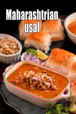 usal recipe | Maharashtrian usal |  traditional Kolhapuri misal | Puneeri misal |