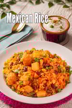 Mexican Rice recipe |  Indian style Mexican rice | Mexican vegetarian fried rice |