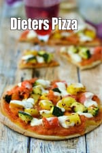 Dieters Pizza (Indian Style) | Healthy Veggie Pizza | Whole Wheat Veggie Pizza |
