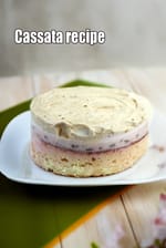 Cassata recipe | Layered Ice Cream Cake (Indian Style) |  Quick Brick Ice Cream Dessert |