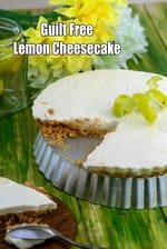 Guilt Free Lemon Cheesecake recipe | No-Bake Lemon Cheesecake (Indian Style) |  Low-Fat Lemon Cheesecake |