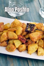 Aloo Poshto recipe | Bengali Poppy Seed Potatoes | Potatoes with Poppy Seeds |