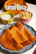 Farali Dosa, How To Make Farali Dosa, Faral Foods, Faraal Dosa