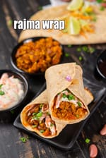 rajma wrap recipe | healthy rajma wrap |