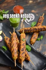 veg seekh kabab recipe | Indian veg seekh kabab without tandoor |