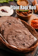 plain ragi roti recipe| soft ragi roti |plain nachni roti |