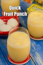 fruit punch recipe | Indian fruit punch | simple quick party fruit punch |