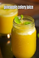 pineapple celery juice recipe | healthy pineapple celery drink for immunity | anti-inflammatory Indian |