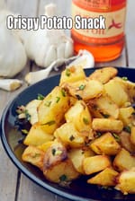 Crispy Potato Snack recipe, Indian Vegetarian Recipes