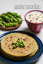 matar paratha | Punjabi matar ka paratha | green pea paratha | heathy matar paratha for weight loss, diabetes, heart |