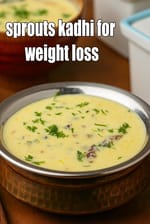sprouts kadhi recipe | healthy mixed sprouts kadhi | sprouts kadhi for weight loss |