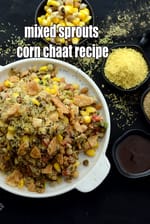 mixed sprouts corn chaat recipe | Chatpata Chaat for Kids |