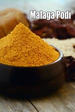Malaga Podi |  Milagai Podi |  South Indian Gun Powder for Idlis, Dosas |