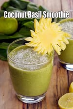 Coconut Basil Smoothie recipe