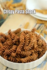 Crispy Pasta Snack |  Kids Tiffin Treats | deep fried pasta |
