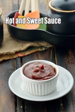 hot and sweet sauce | Indian chili sauce | tomato chili sauce | sweet spicy sauce |  desi hot sauce |