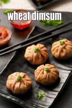 wheat dimsum recipe | healthy atta momos | vegetable and paneer steam dumplings |