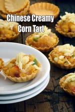 Chinese Creamy Corn Tart recipe, Party Recipes, Entertaining Recipes