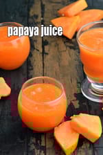 papaya juice recipe  | Indian papaya juice | healthy papaya detox juice with lemon |