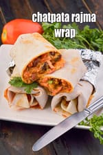 Chatpata Rajma Wrap