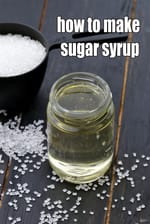 how to make sugar syrup | sugar syrup for cakes, pastry | Homemade Sugar Syrup |