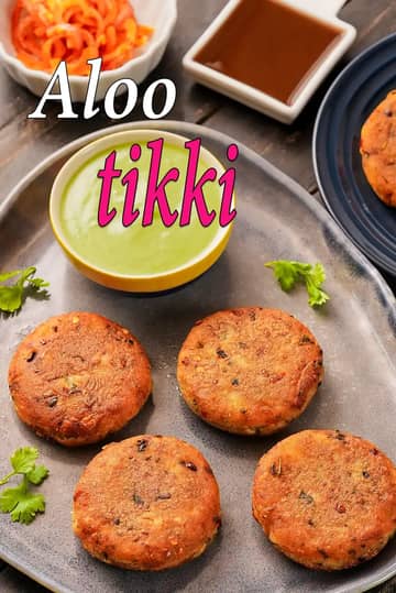 Aloo Tikki Recipe (Non Fired Aloo Tikki)