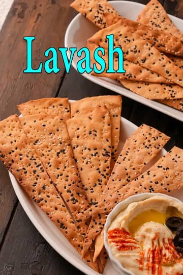 Lavash Recipe (Indian Style Lavash Crackers)