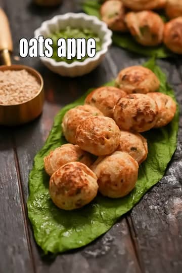 Oats Appe Recipe (Oats Vegetable Appe)