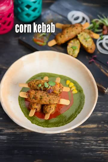 Corn Kebab Recipe (Indian Corn Kabab)