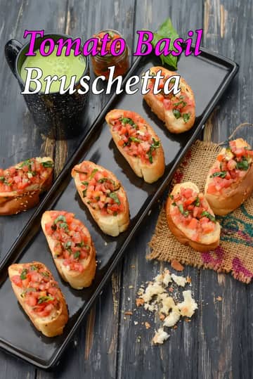 Tomato Basil Bruschetta Recipe