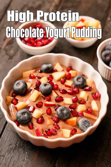 High Protein Chocolate Yogurt Pudding Recipe